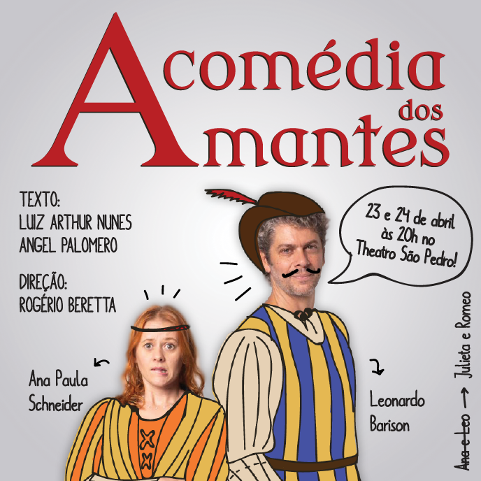 A Comédia dos Amantes em Porto Alegre/RS